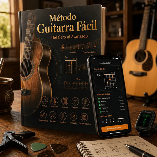 🎸Metodo Guitarra Fácil + 4 Bonus